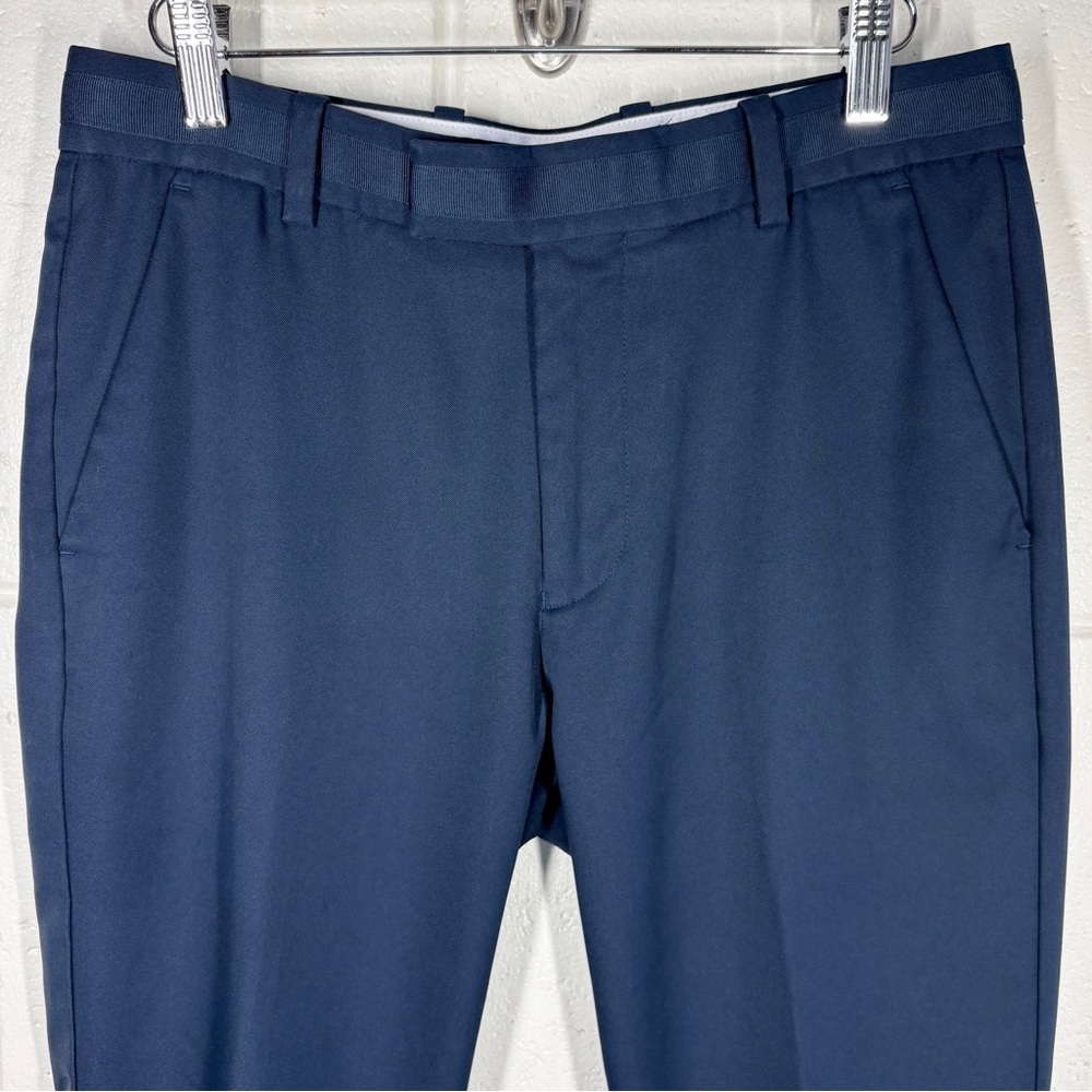G/Fore Mens Chino Golf Performance Pants Size 30 Navy Blue Classic Tapered - Picture 2 of 11